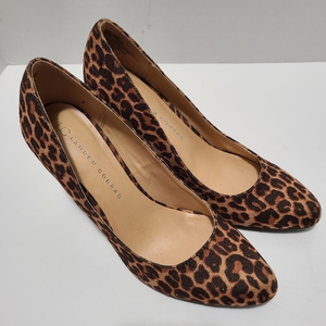 LC Lauren‎ Conrad Leopard Print Heels Size 7.5